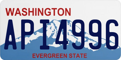 WA license plate API4996