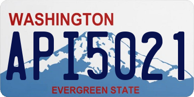 WA license plate API5021