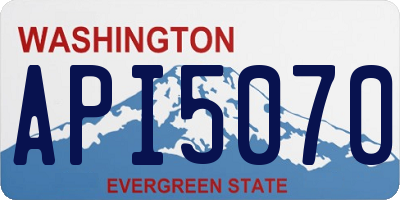 WA license plate API5070