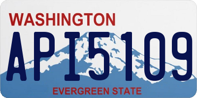WA license plate API5109