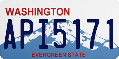 WA license plate API5171