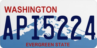 WA license plate API5224