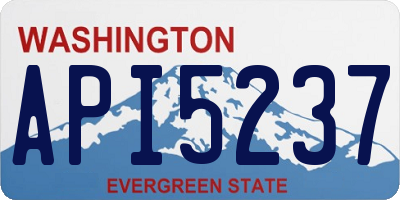 WA license plate API5237