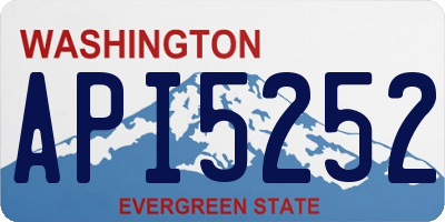 WA license plate API5252