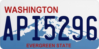 WA license plate API5296