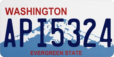 WA license plate API5324
