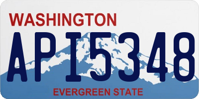WA license plate API5348