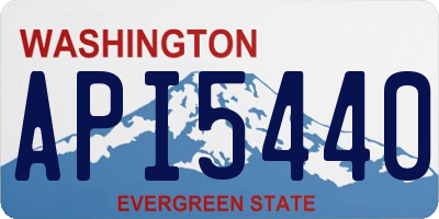 WA license plate API5440