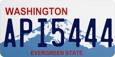 WA license plate API5444