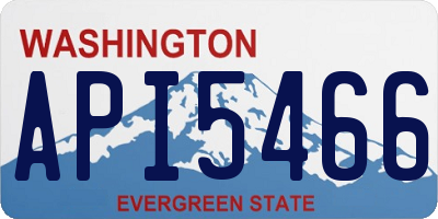 WA license plate API5466