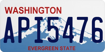 WA license plate API5476