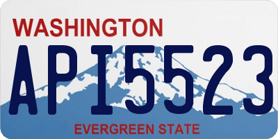 WA license plate API5523