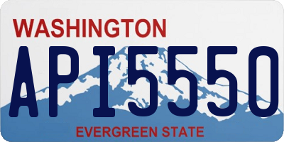 WA license plate API5550
