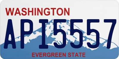 WA license plate API5557