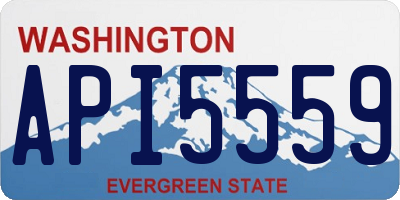 WA license plate API5559