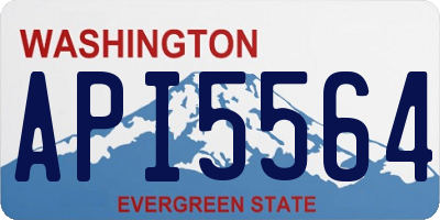 WA license plate API5564