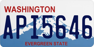 WA license plate API5646