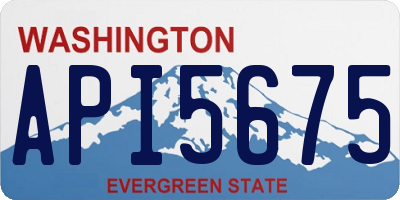 WA license plate API5675