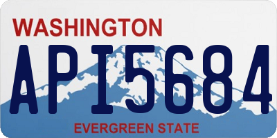 WA license plate API5684