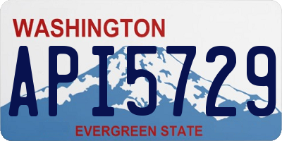 WA license plate API5729