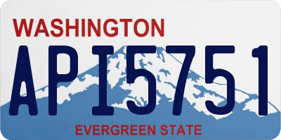WA license plate API5751