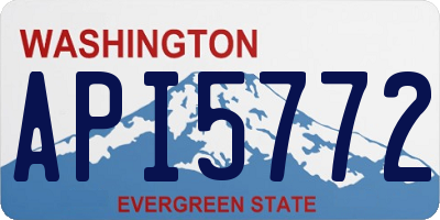 WA license plate API5772
