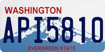 WA license plate API5810