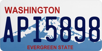 WA license plate API5898