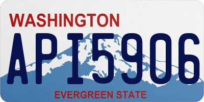 WA license plate API5906