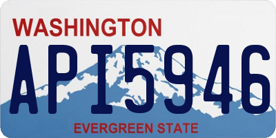 WA license plate API5946
