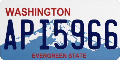 WA license plate API5966