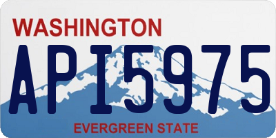 WA license plate API5975