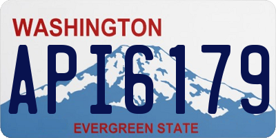 WA license plate API6179