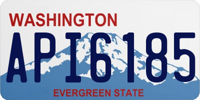 WA license plate API6185