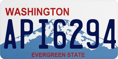 WA license plate API6294