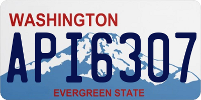 WA license plate API6307