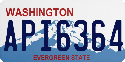 WA license plate API6364