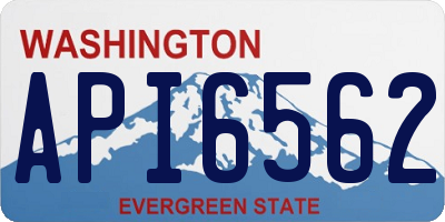WA license plate API6562