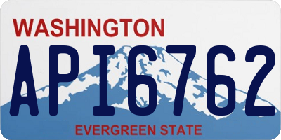 WA license plate API6762
