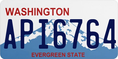 WA license plate API6764