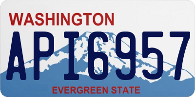 WA license plate API6957