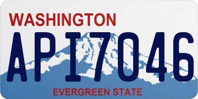 WA license plate API7046