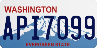 WA license plate API7099
