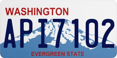 WA license plate API7102