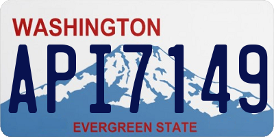 WA license plate API7149