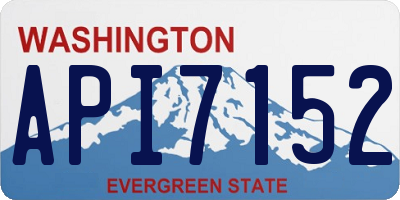 WA license plate API7152