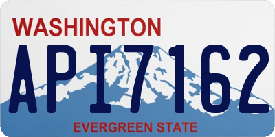 WA license plate API7162