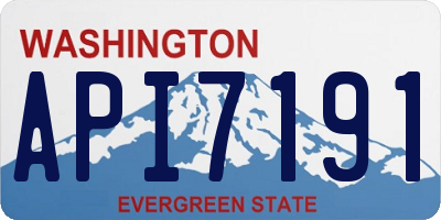 WA license plate API7191