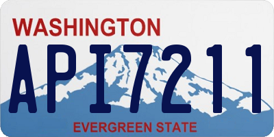 WA license plate API7211