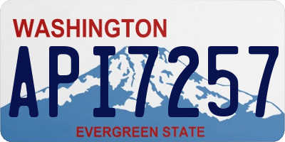 WA license plate API7257